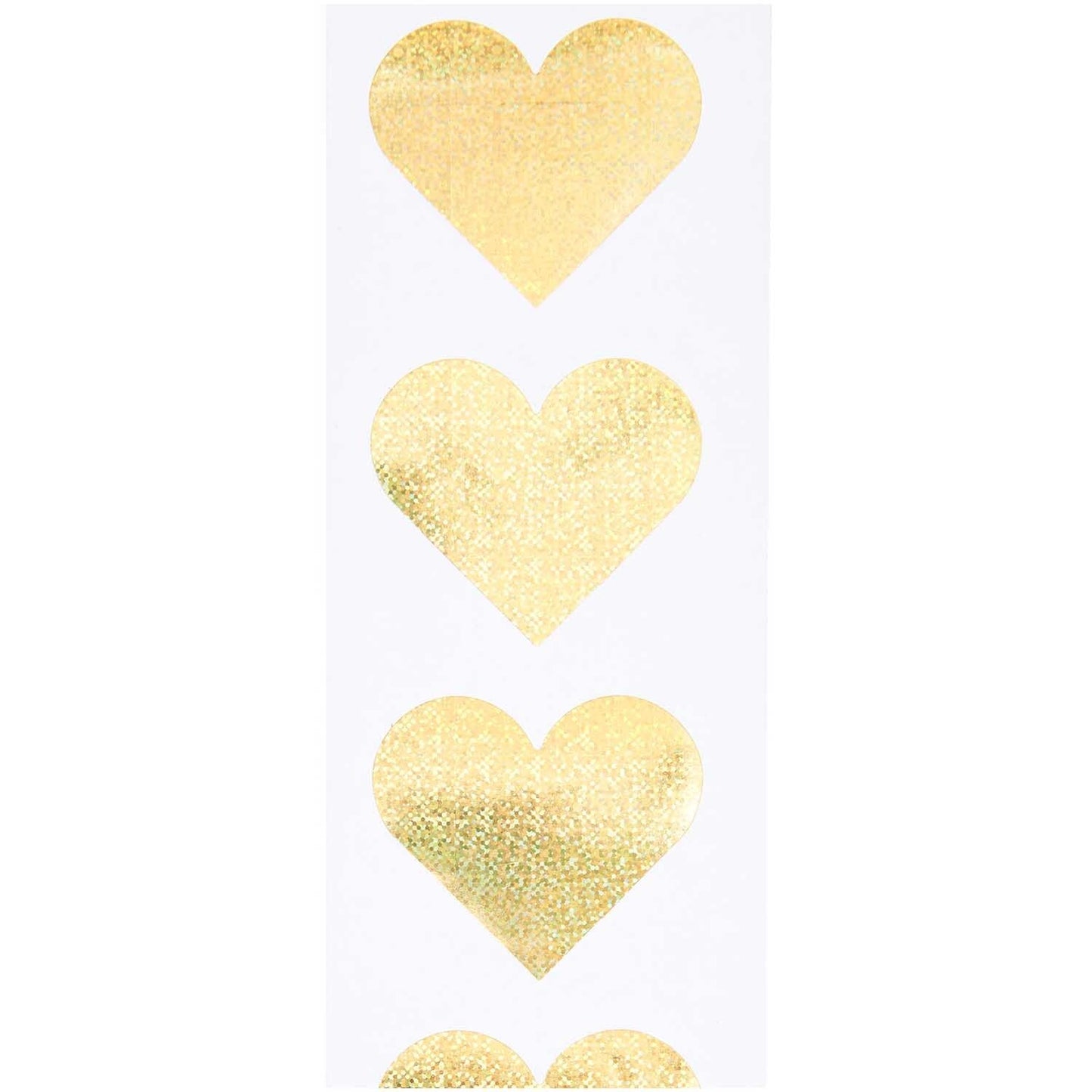 Stickers "Coeurs dorés"