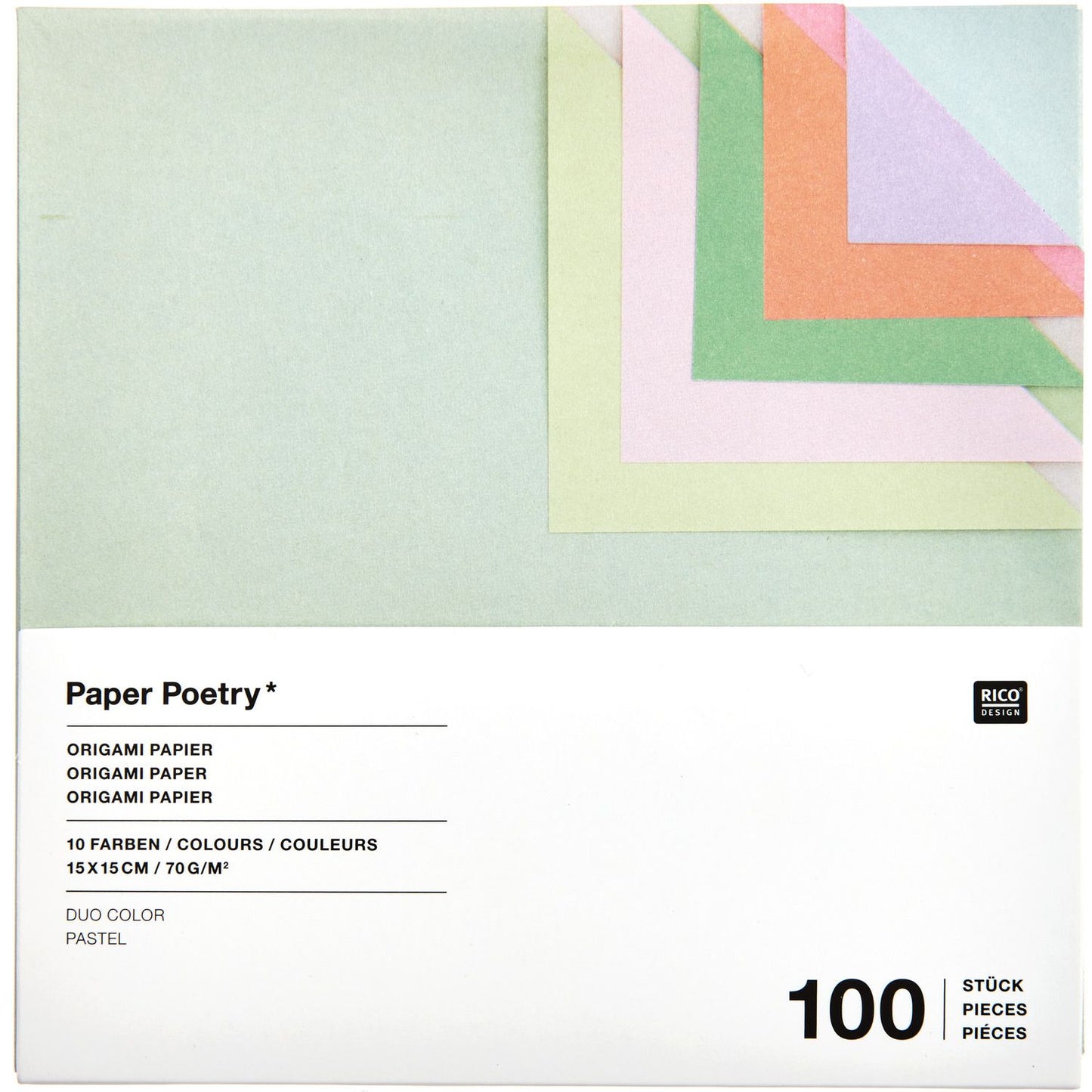 Origami pastel
