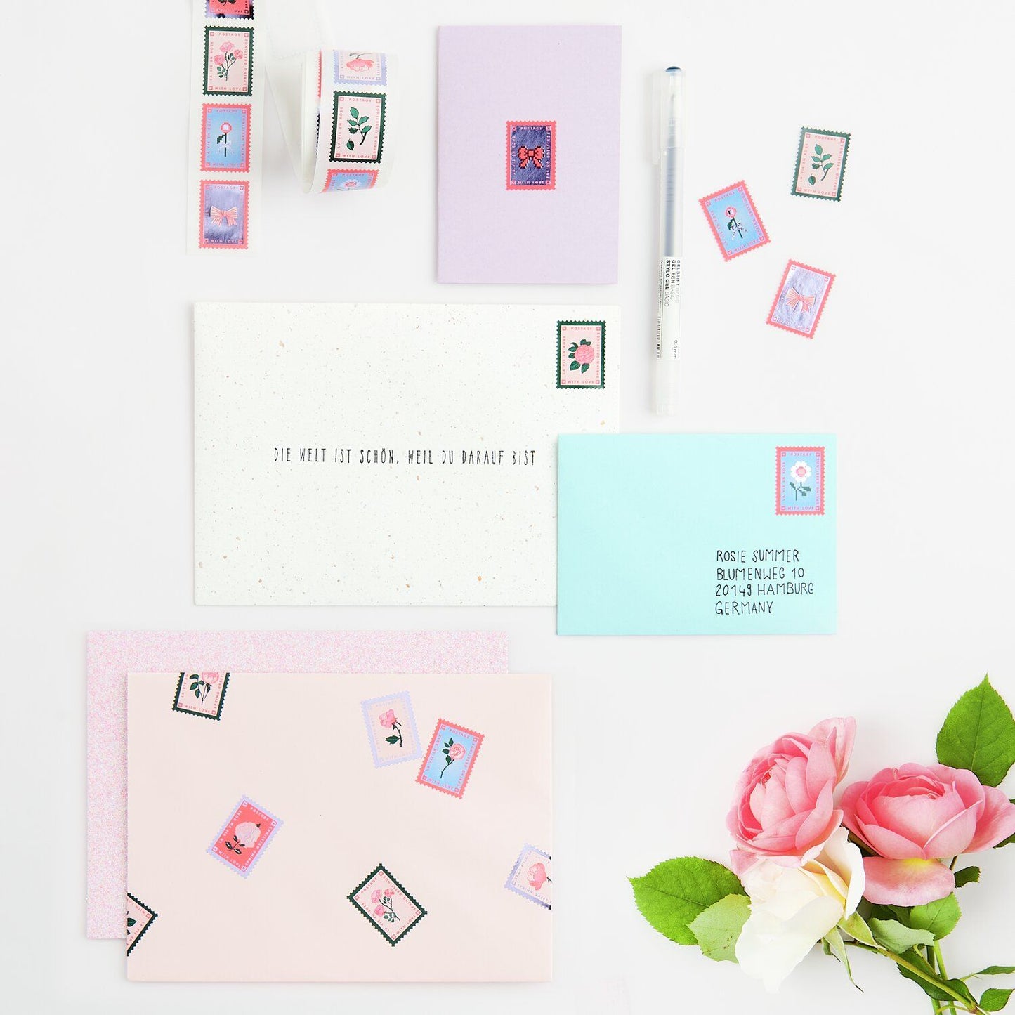 Stickers "la vie en rose"