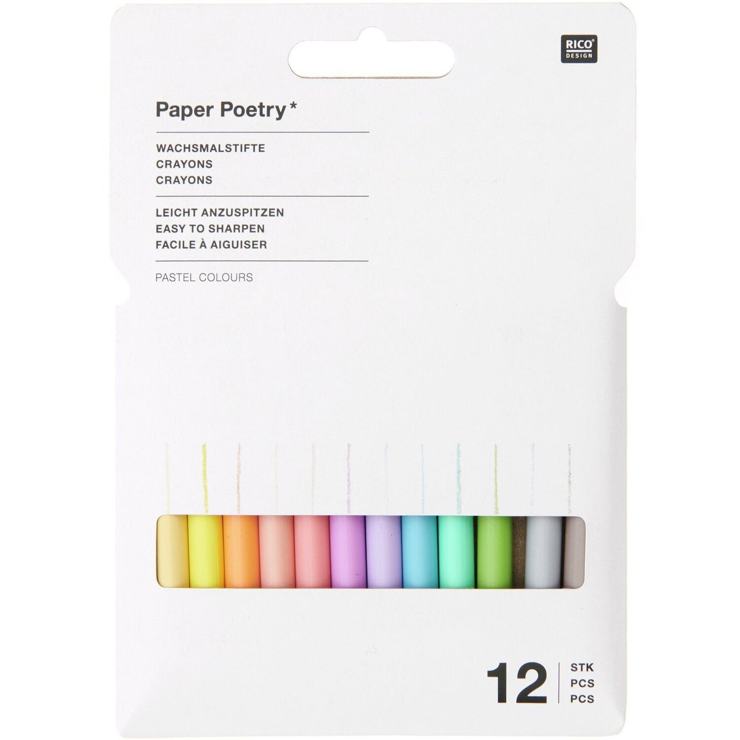 Crayons de cire pastel