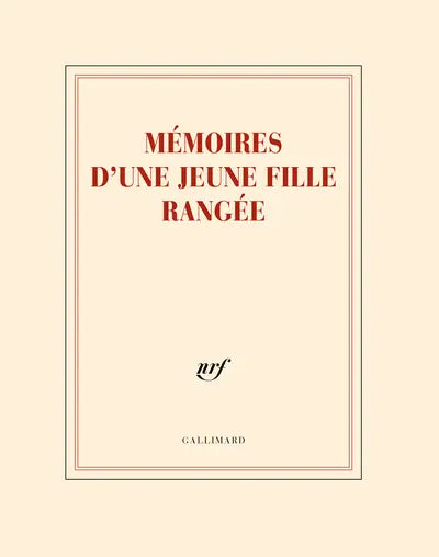 Mémoires d'une jeune fille rangée