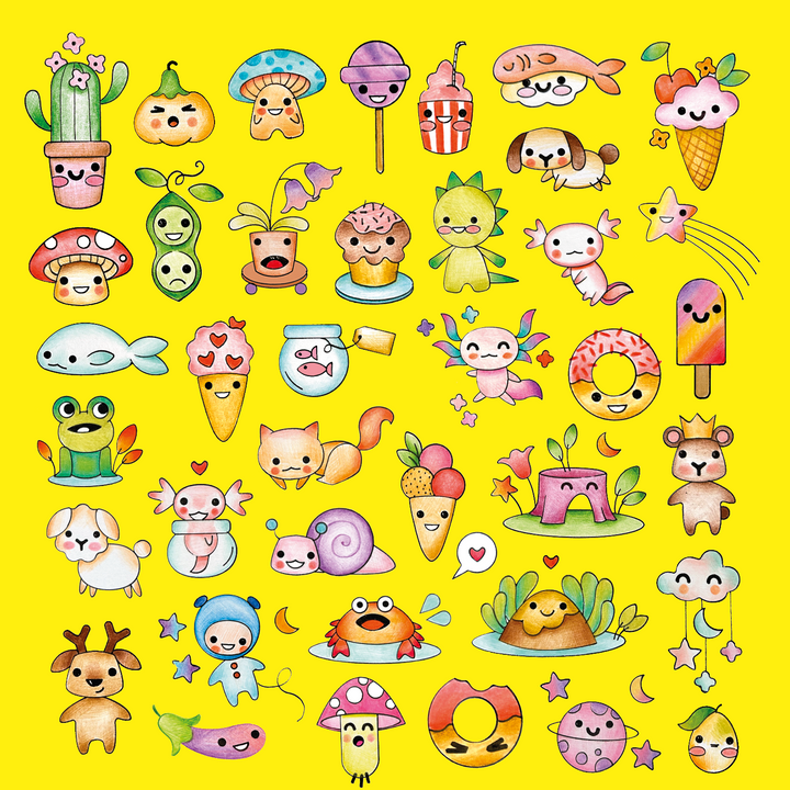 Pochoirs - kawaii