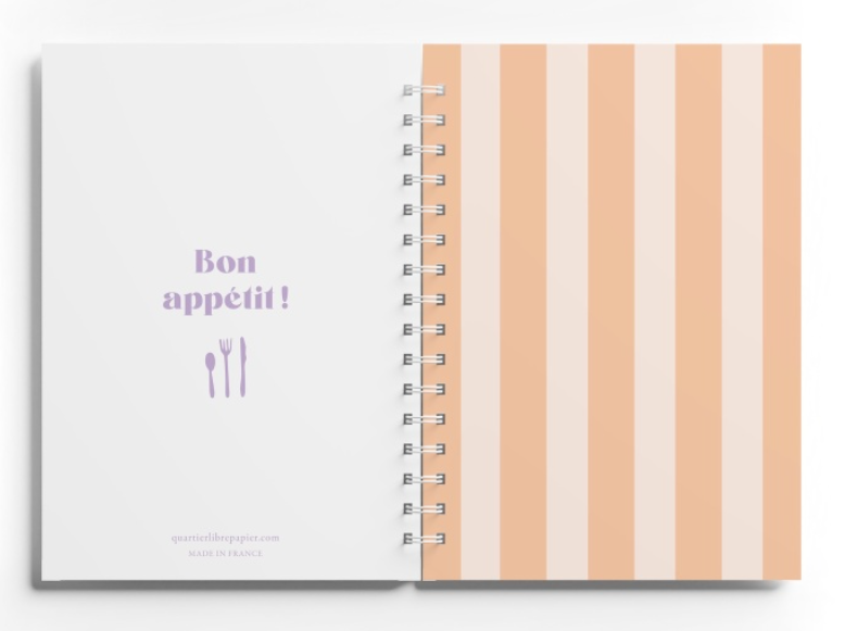 Carnet de recettes - coeur de beurre