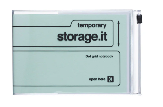 Carnet zippé A6 mint