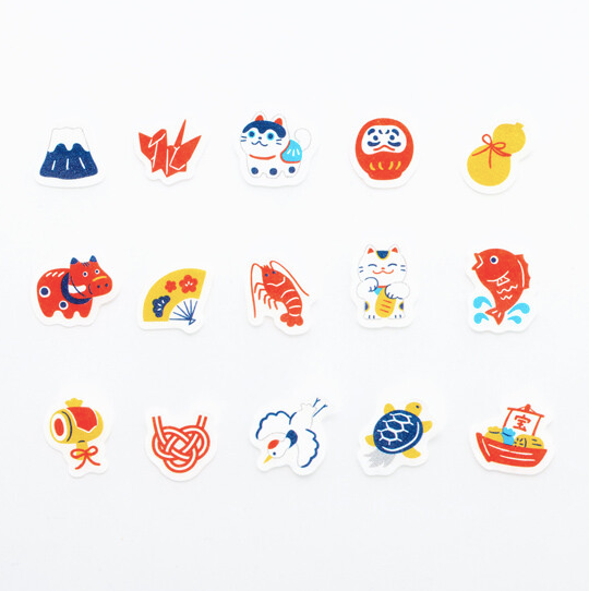 Masking Tape Gommettes "Symboles japonais"