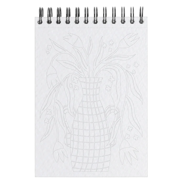 Bloc de coloriage Floral 2