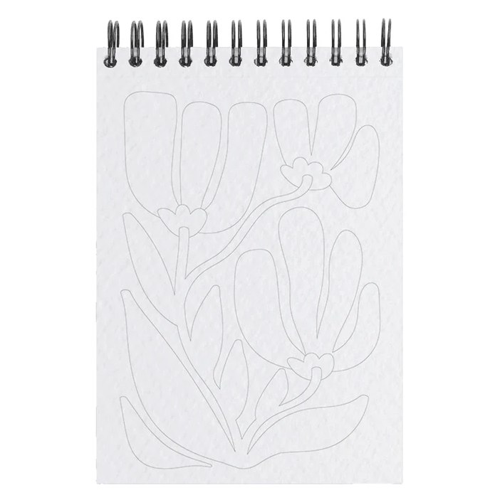 Bloc de coloriage Floral 2