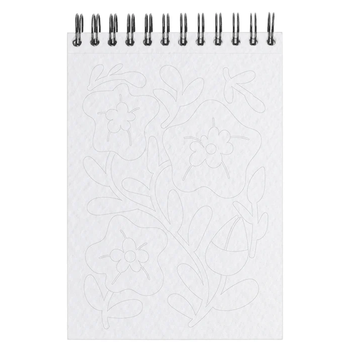 Bloc de coloriage Floral 2