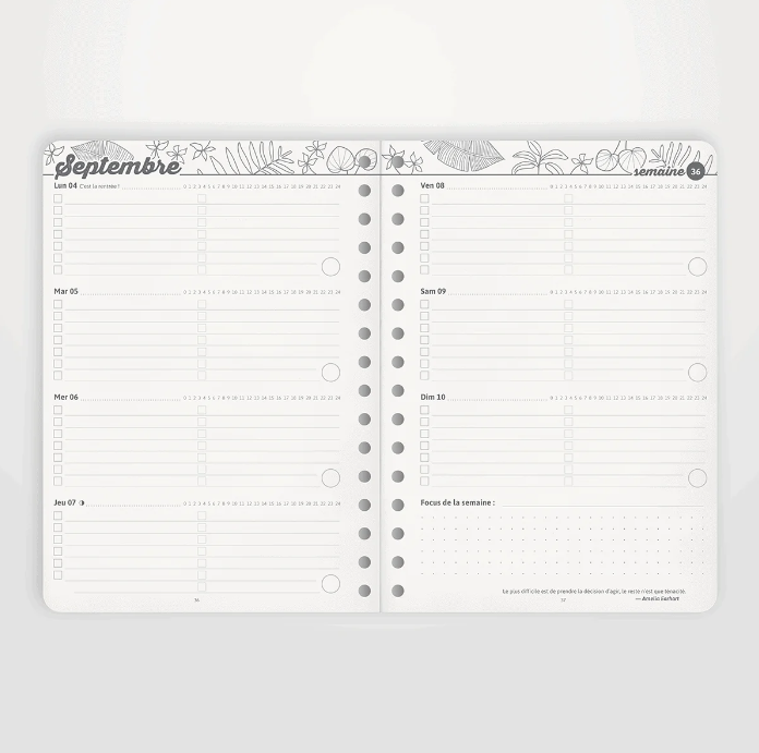 My Agenda - A5 avec spirales
