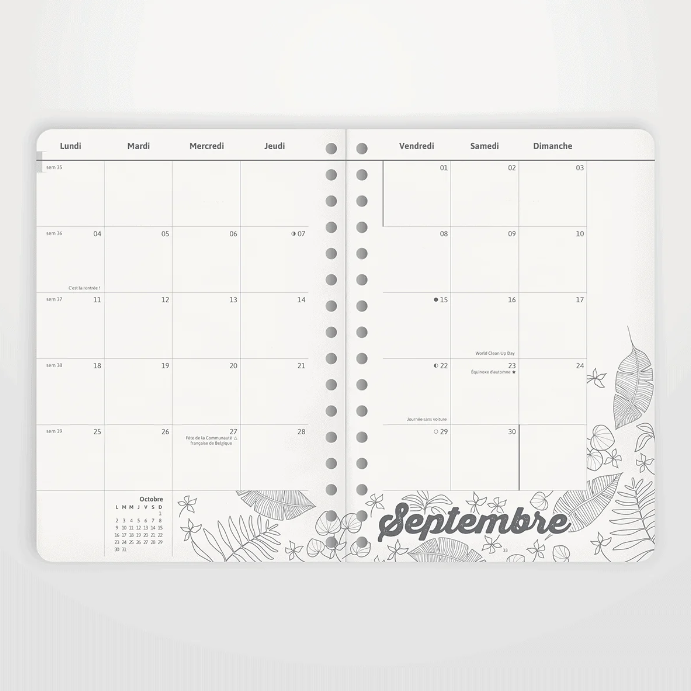 My Agenda - A5 avec spirales