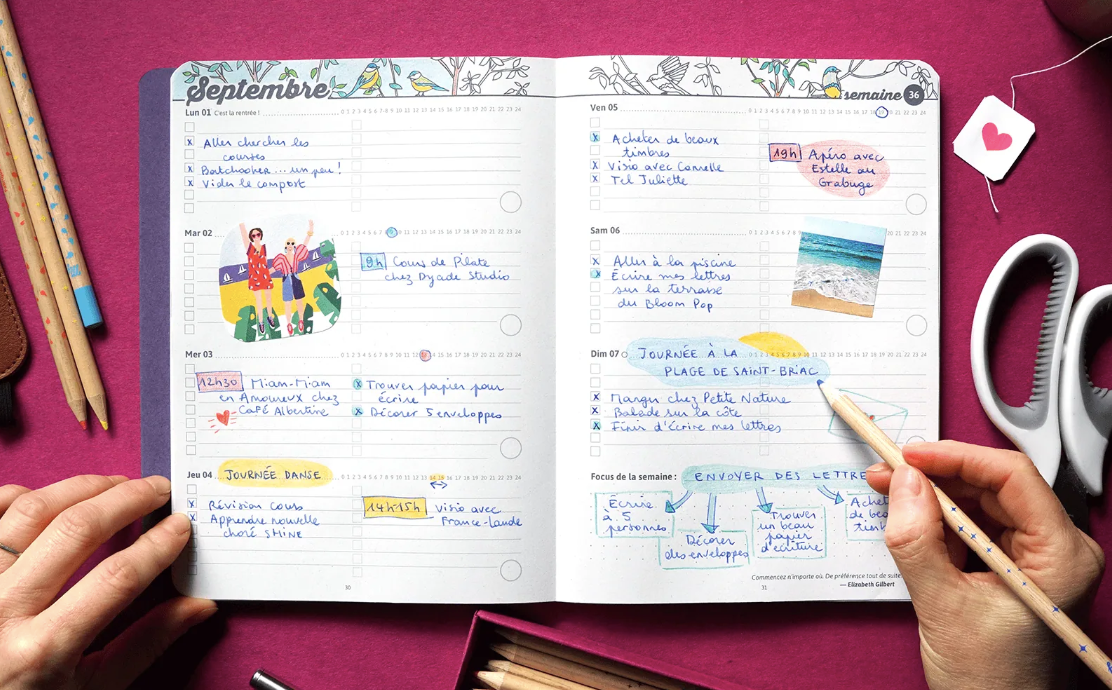 My Agenda - A5 avec spirales