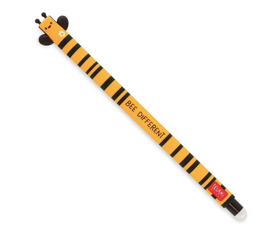 Stylo effaçable noir - Abeille