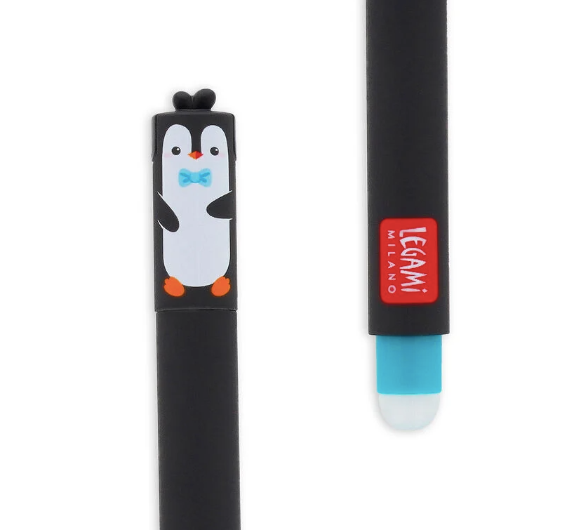 Stylo effaçable turquoise - Pingouin