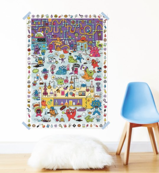 Poster créatif - Petits monstres