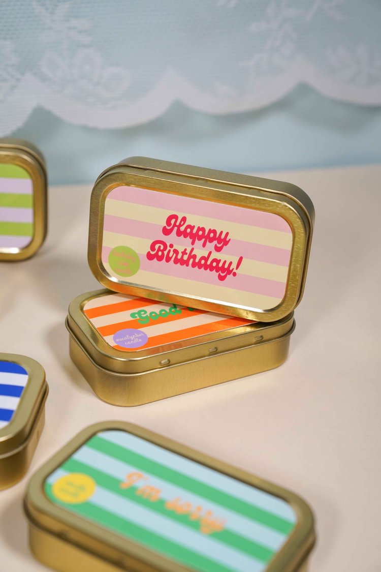 Bougie "happy birthday"