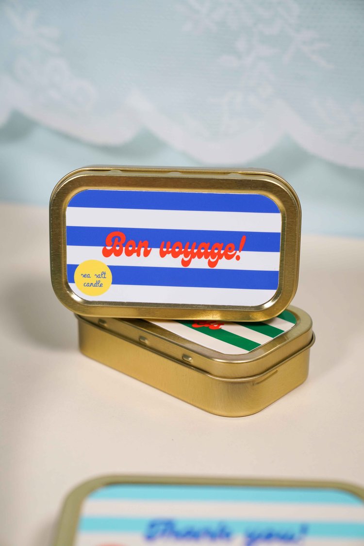 Bougie "bon voyage"