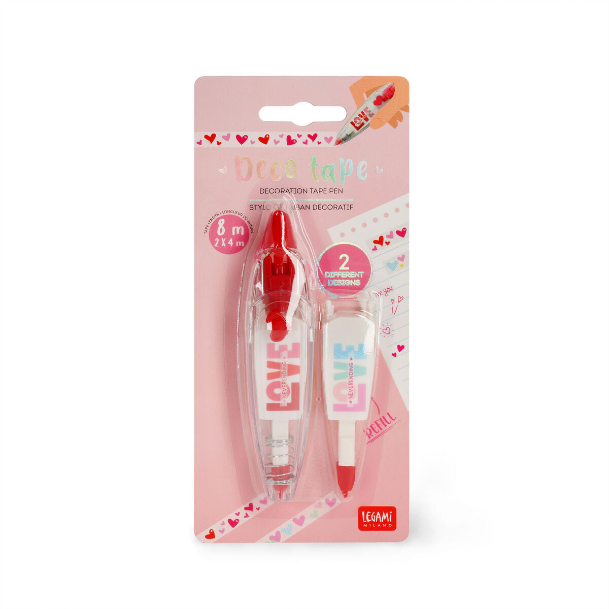 Stylo ruban décoratif - coeur