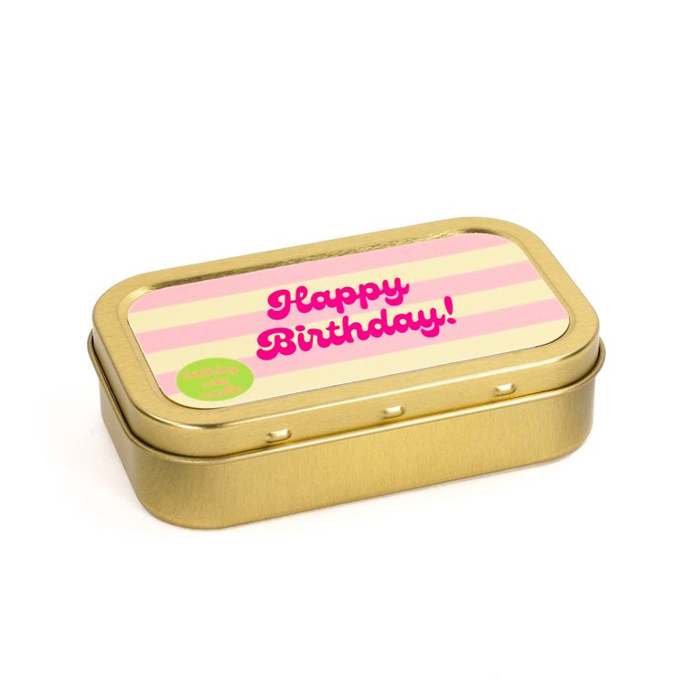Bougie "happy birthday"