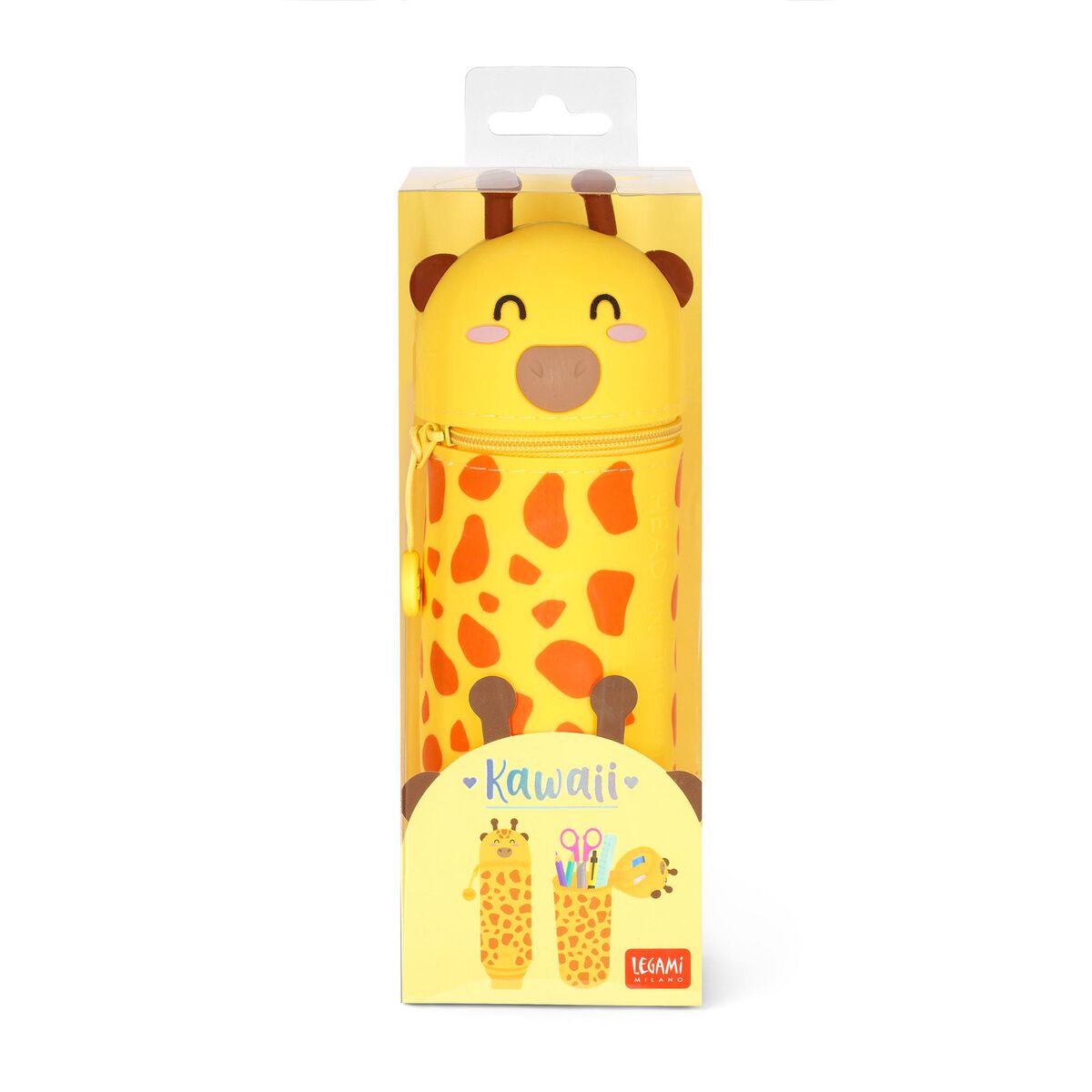Trousse silicone - Girafe