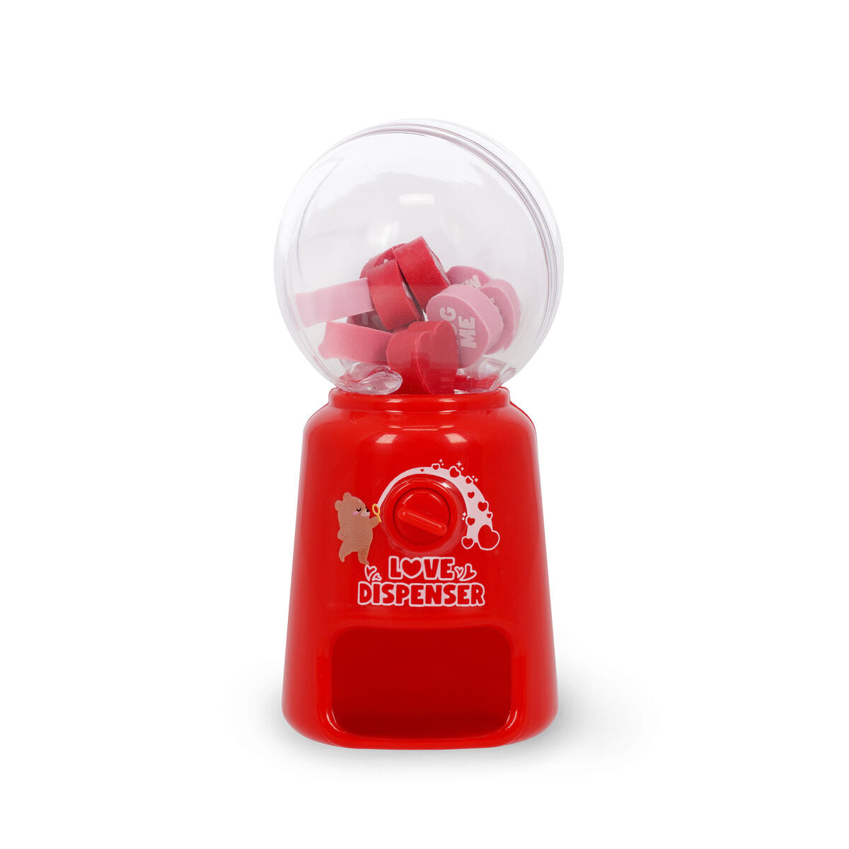 Mini distributeur de gommes coeurs