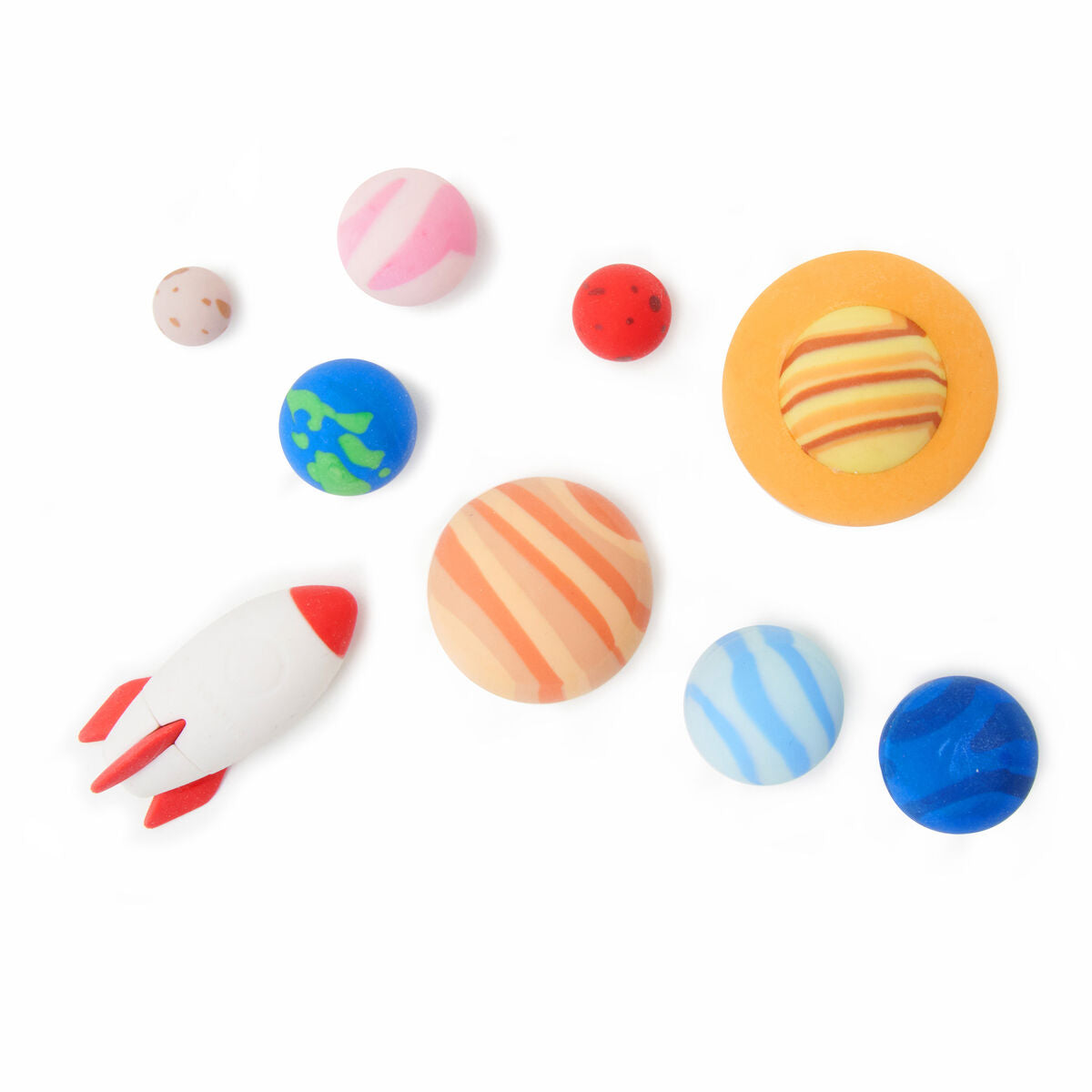 Set de gommes - système solaire