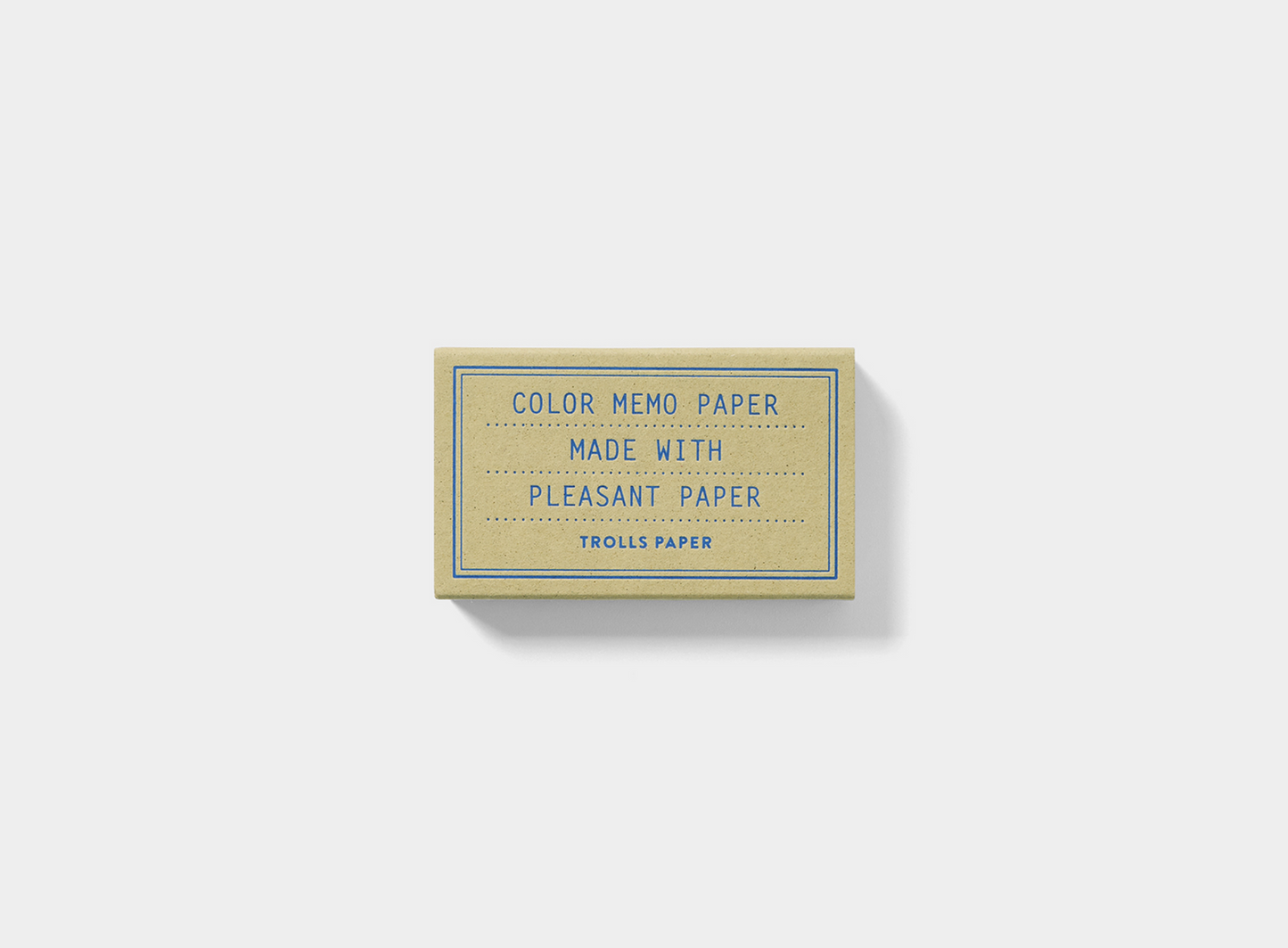 Boite memo beige