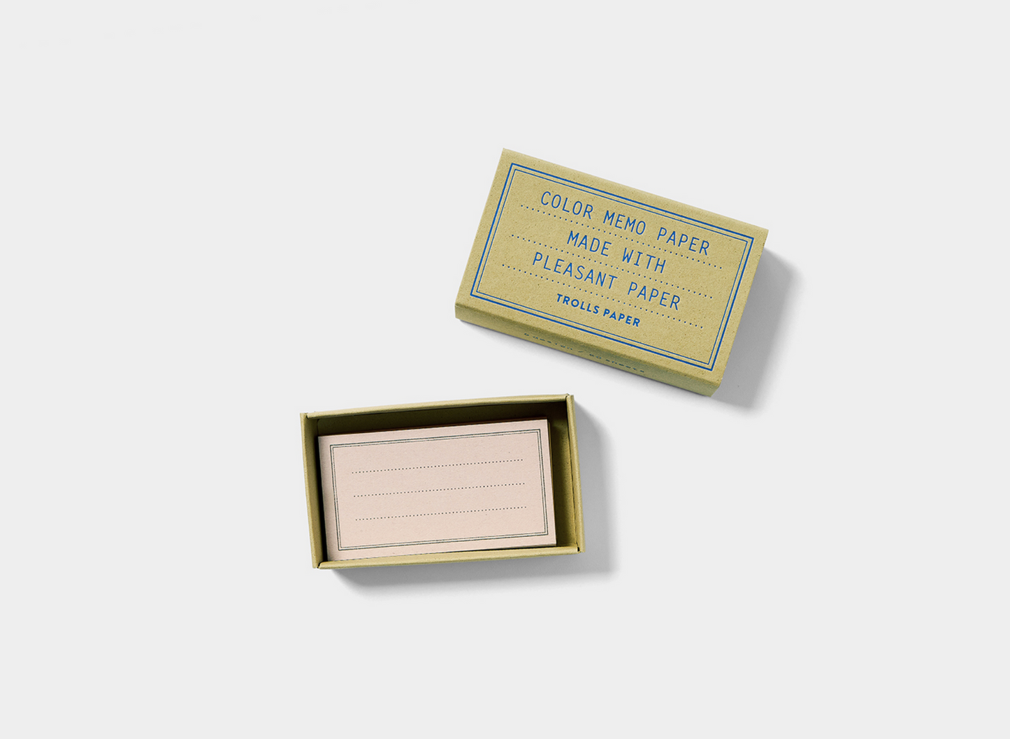 Boite memo beige
