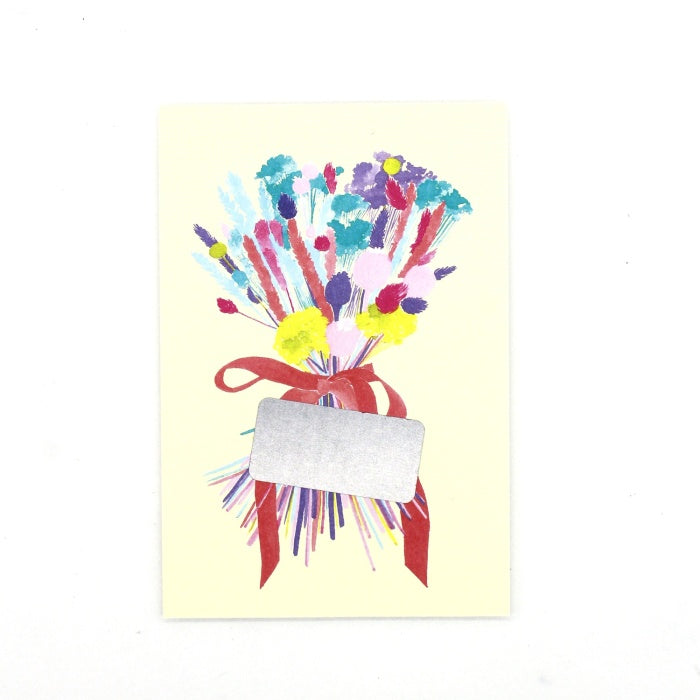 Carte à gratter - Bouquet