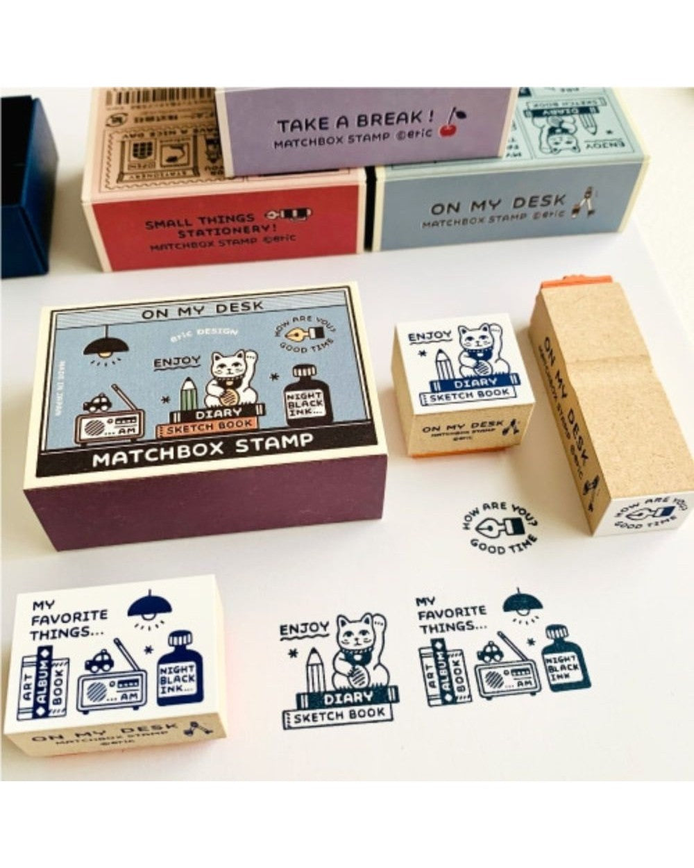 Set "on my desk"