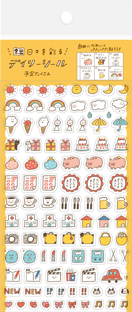 Mini stickers "quotidien"