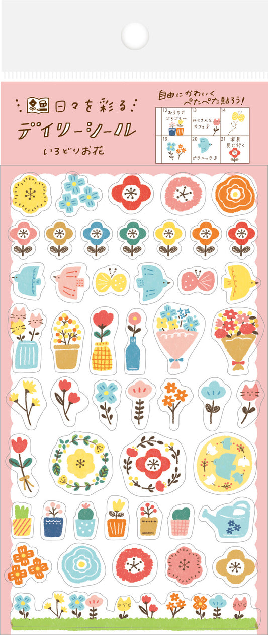 Mini stickers "fleurs"