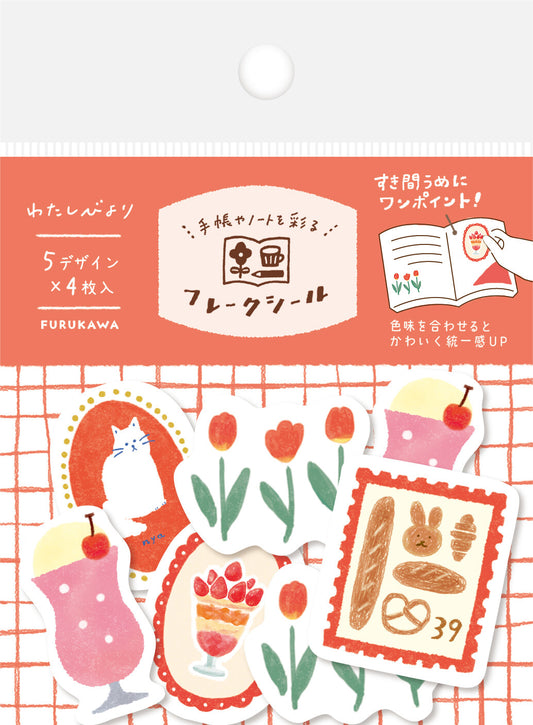Stickers - thème "rouge"