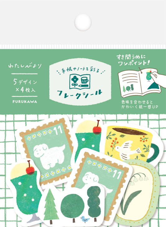 Stickers - thème "vert"
