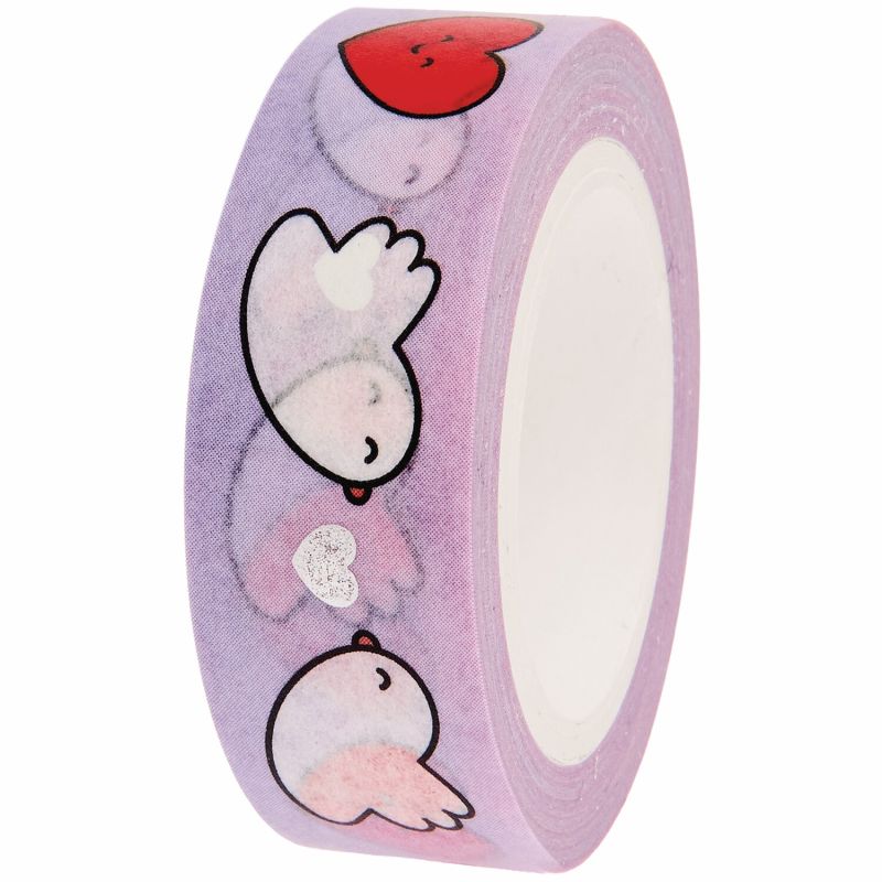 Masking tape "Oiseaux/Coeurs"