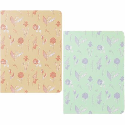 Duo de carnets fleuris