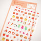 Mini stickers rouges