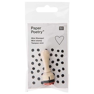 Mini tampon "coeur"