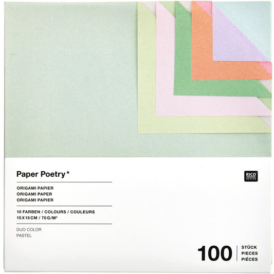 Origami pastel