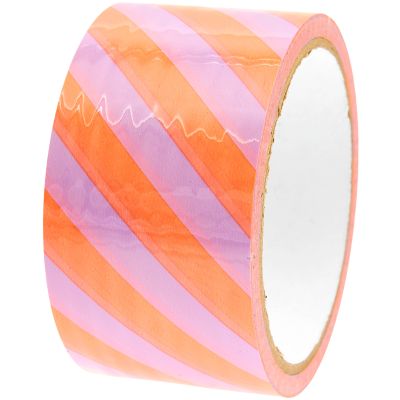 Maxi scotch lilas/orange