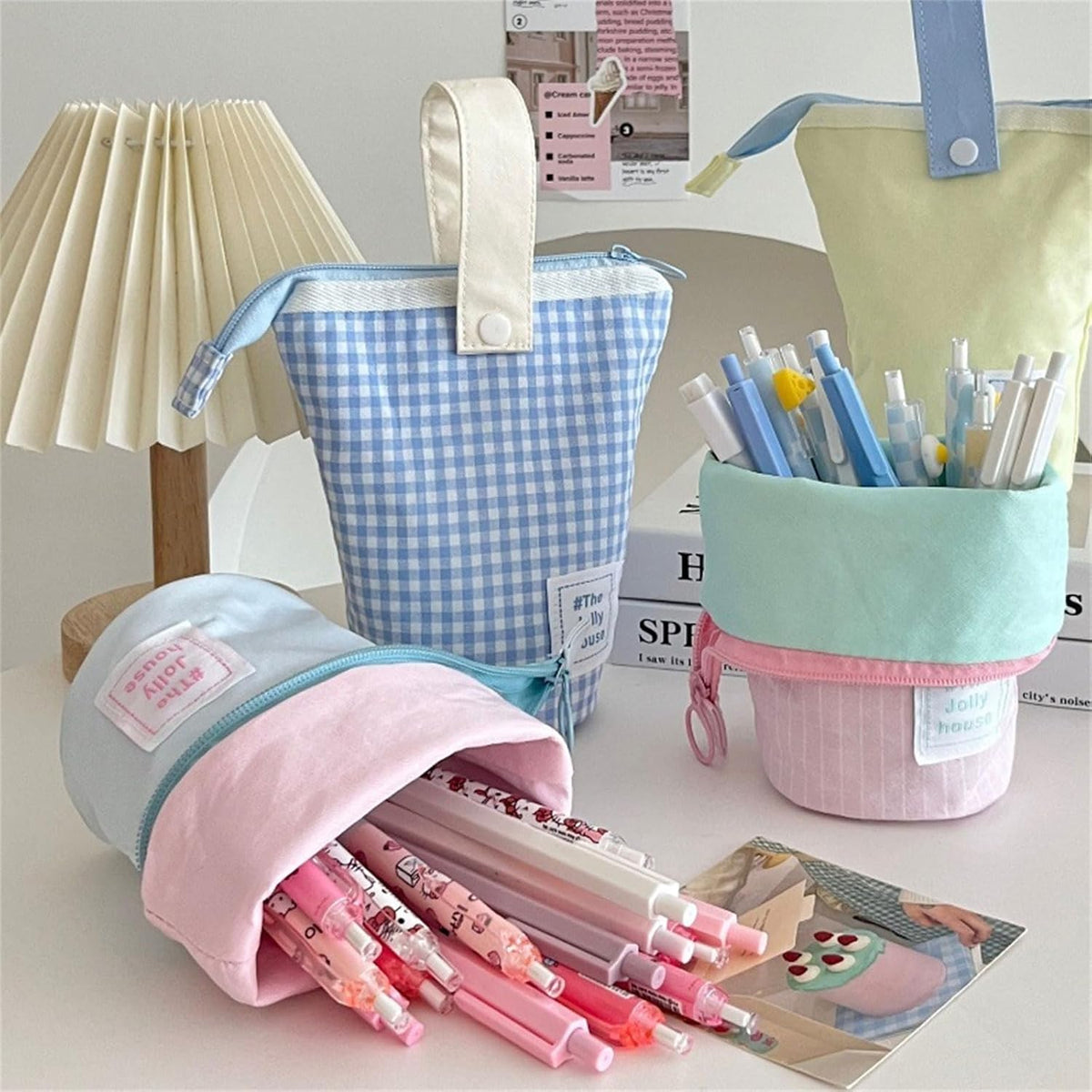 Trousse pot à crayons 2-en-1