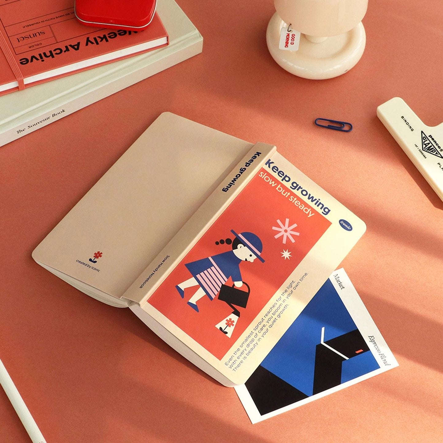 Slow handy notebook "Growing"