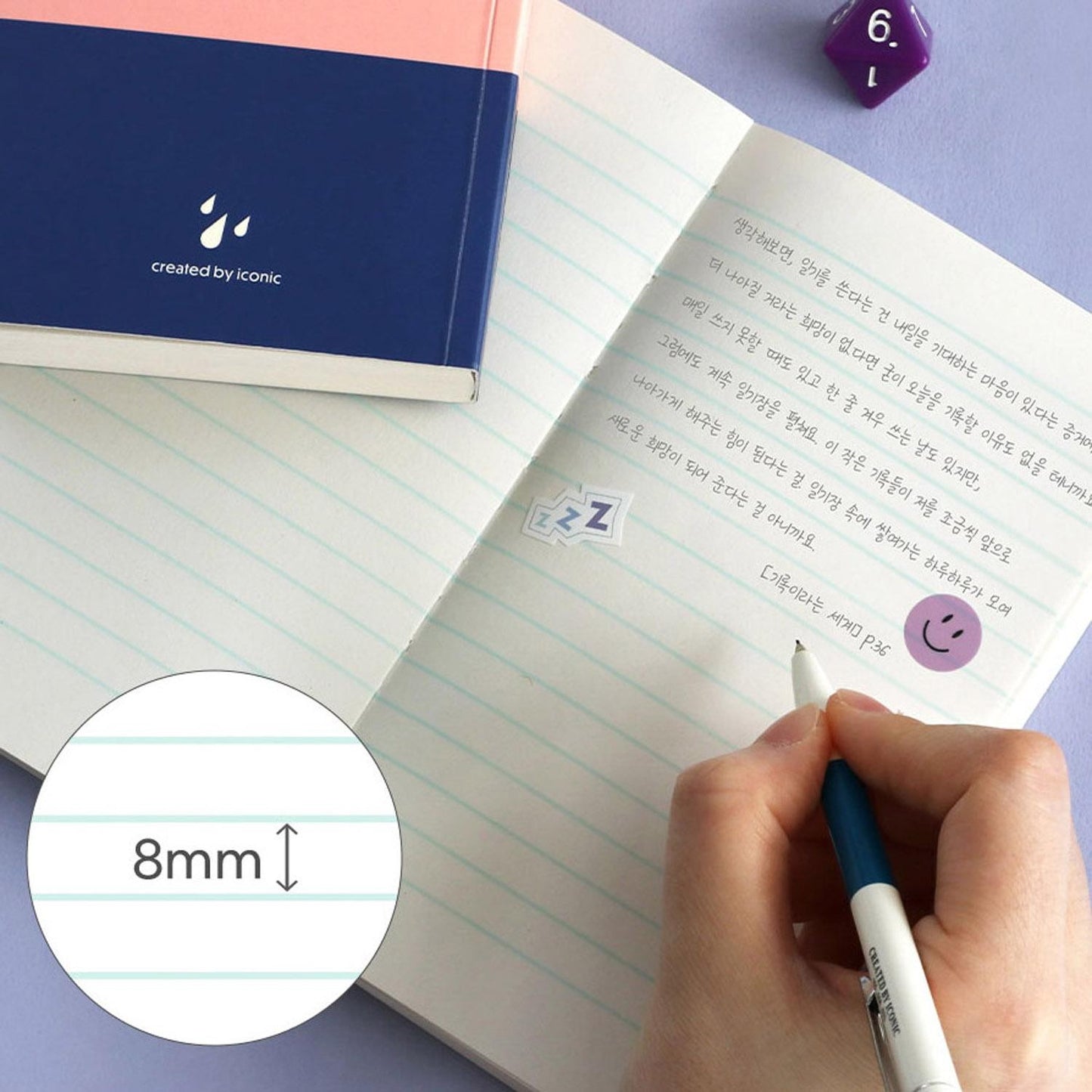 Slow handy notebook "Growing"