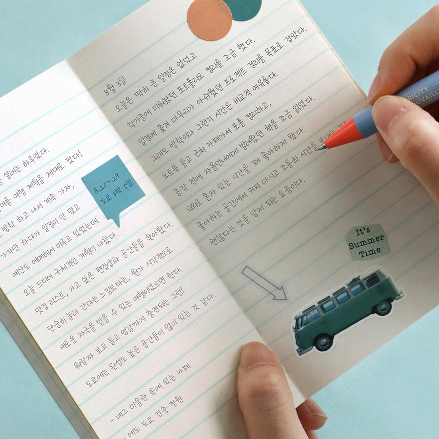 Slow handy notebook "Growing"