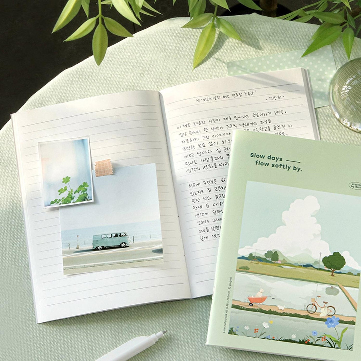 Carnet illustré "Slow days"
