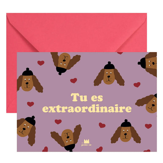 Tu es extraordinaire