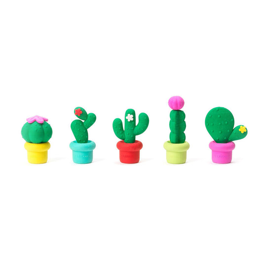 Set de 5 gommes parfumées Cactus