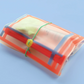 Pochette orange / bleue
