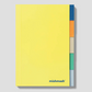 Carnet Jaune - 5 sections
