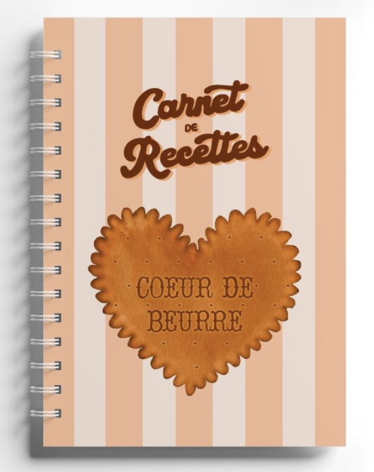 Carnet de recettes - coeur de beurre