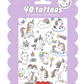 Tatouages éphémères - Licornes